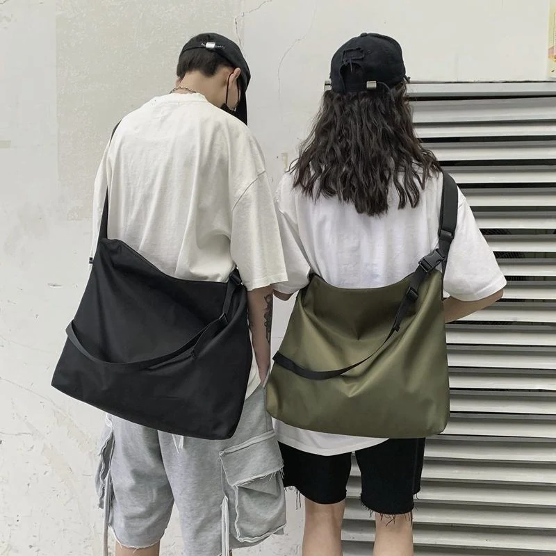 Nylon Travel Shoulder Tote with Adjustable Strap product reference image