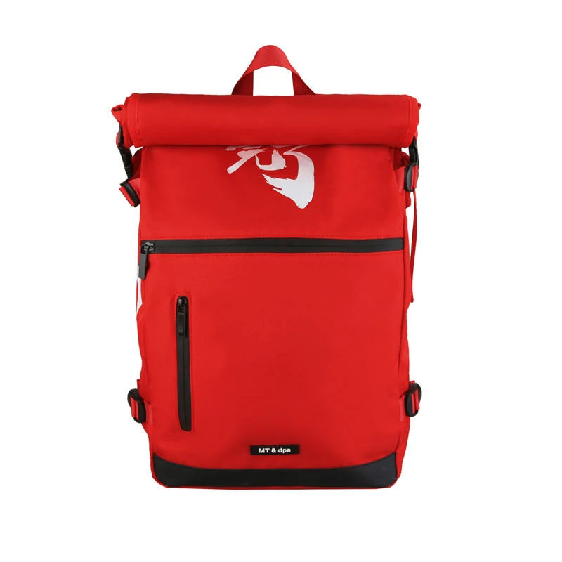 Outdoor Backpack with Multi-Pocket Organization Red color SKU reference