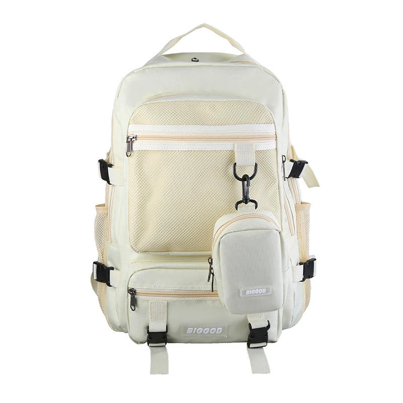 Outdoor Backpack with Multi-Compartment Organization White color SKU reference