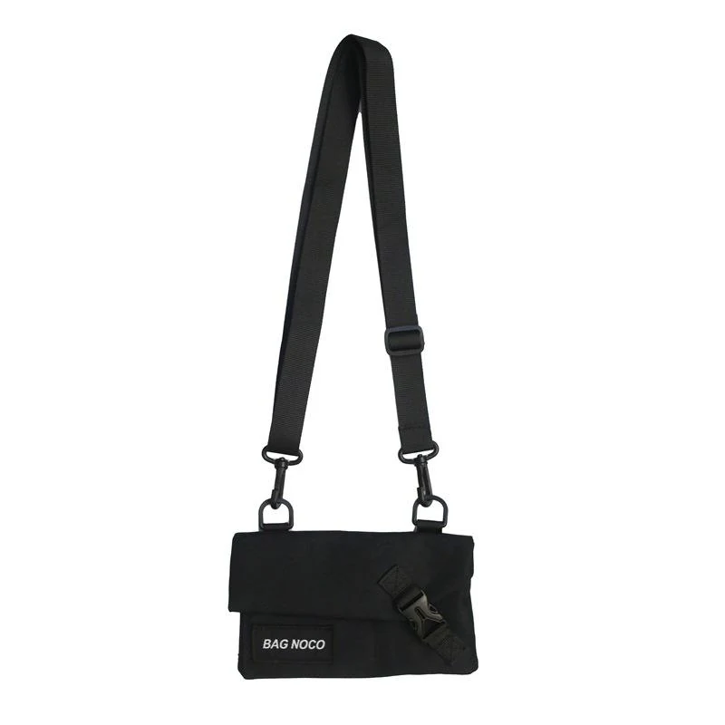 Envelope Mini Phone Crossbody Bag with Locking Buckle Black color SKU reference