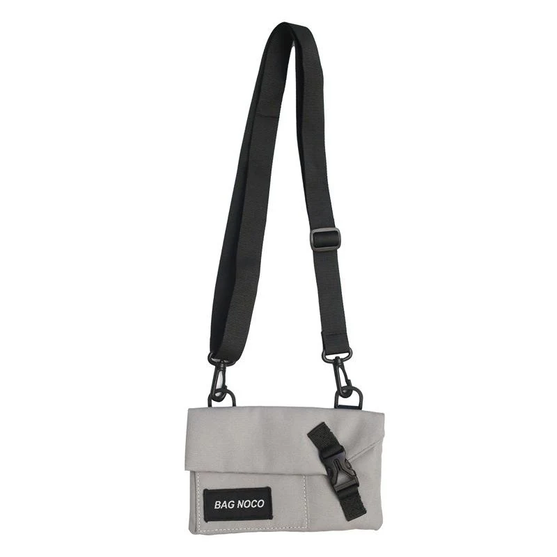 Envelope Mini Phone Crossbody Bag with Locking Buckle Dark gray color SKU reference