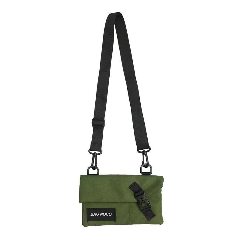 Envelope Mini Phone Crossbody Bag with Locking Buckle Green color SKU reference