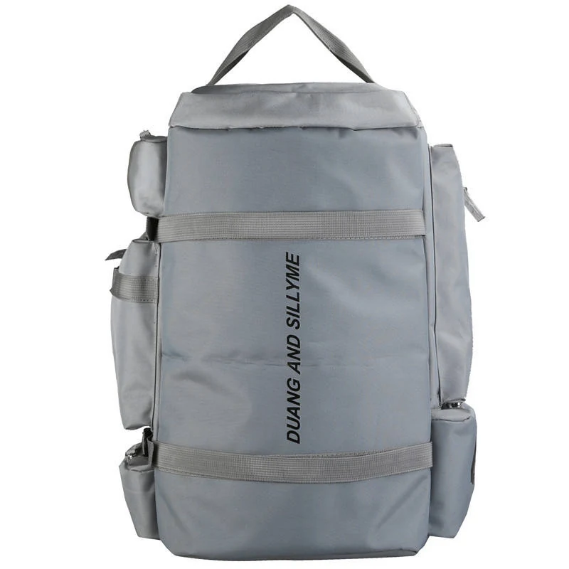Large Oxford Travel Backpack for Outdoor Use Dark Gray color SKU reference
