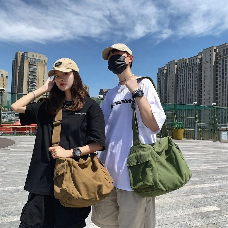 Canvas Travel Shoulder and Crossbody Bag product reference image