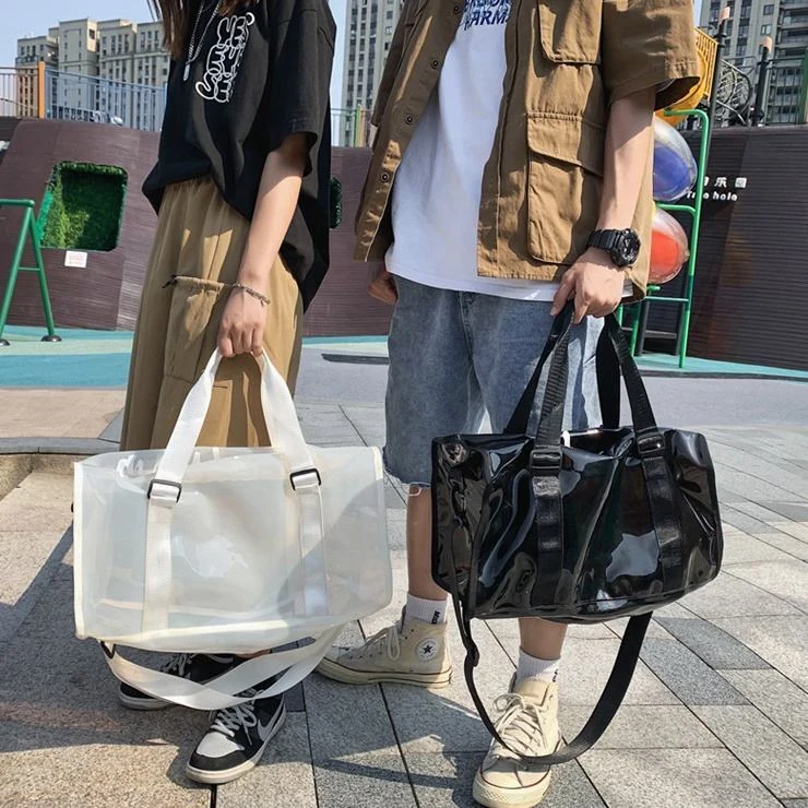 PVC Letter-Print Beach Shoulder Bag product reference image