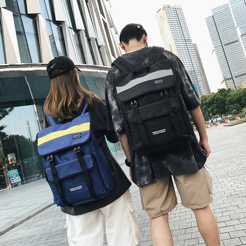 Oxford Letter-Logo Color-Block Student Backpack product reference image
