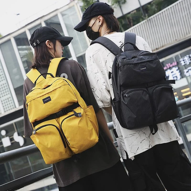 Nylon Student and Sports Backpack in Four Colors product reference image