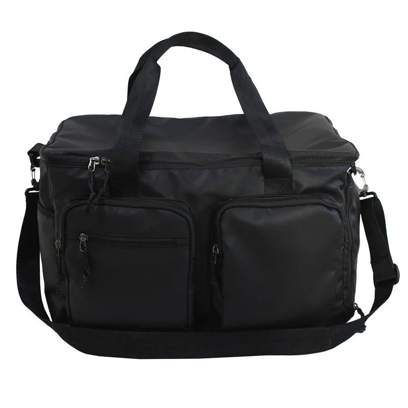 Oxford Travel Duffel with Separate Shoe Pocket Black color SKU reference