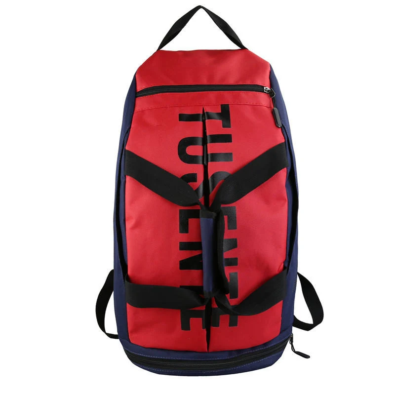 Oxford Large-Capacity Travel Duffel Backpack Red color SKU reference