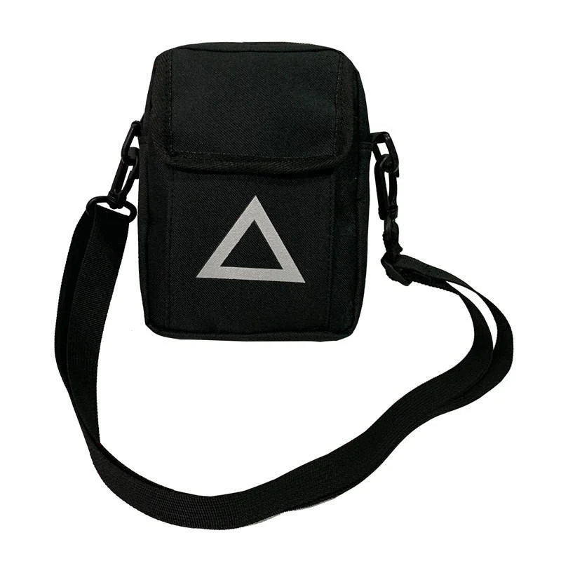 Polyester Mini Shoulder and Crossbody Bag Black Style 2 color SKU reference
