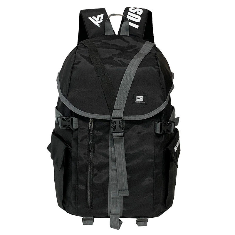 Nylon and Oxford Utility Backpack Black color SKU reference