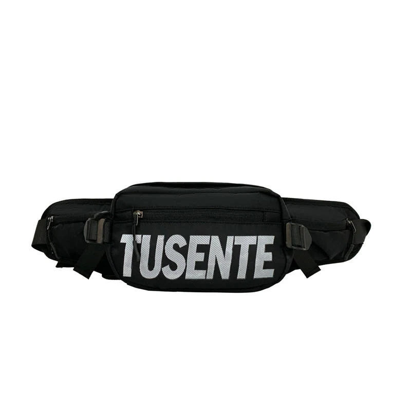 Compact Polyester Waist and Chest Pack Black color SKU reference