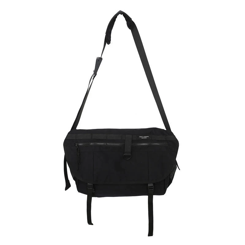 Nylon Everyday Crossbody Shoulder Bag Black color SKU reference