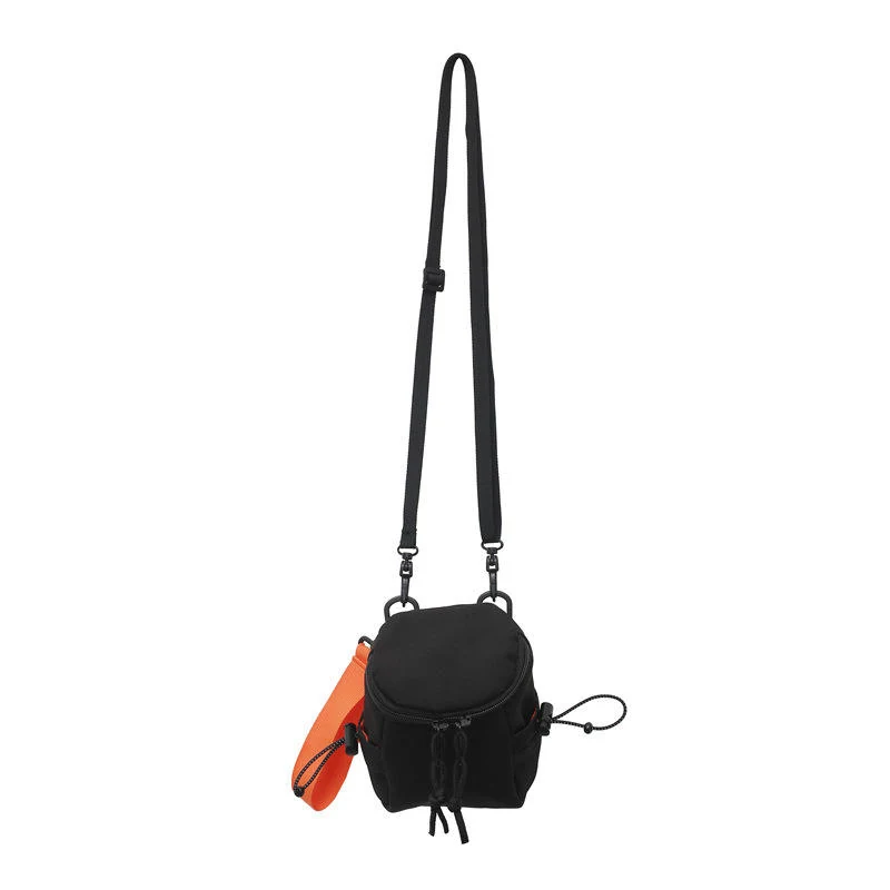 Soft Nylon Mini Phone Crossbody Bag Black color SKU reference