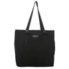 Large Oxford Tote Bag with Zip Closure Black color SKU reference