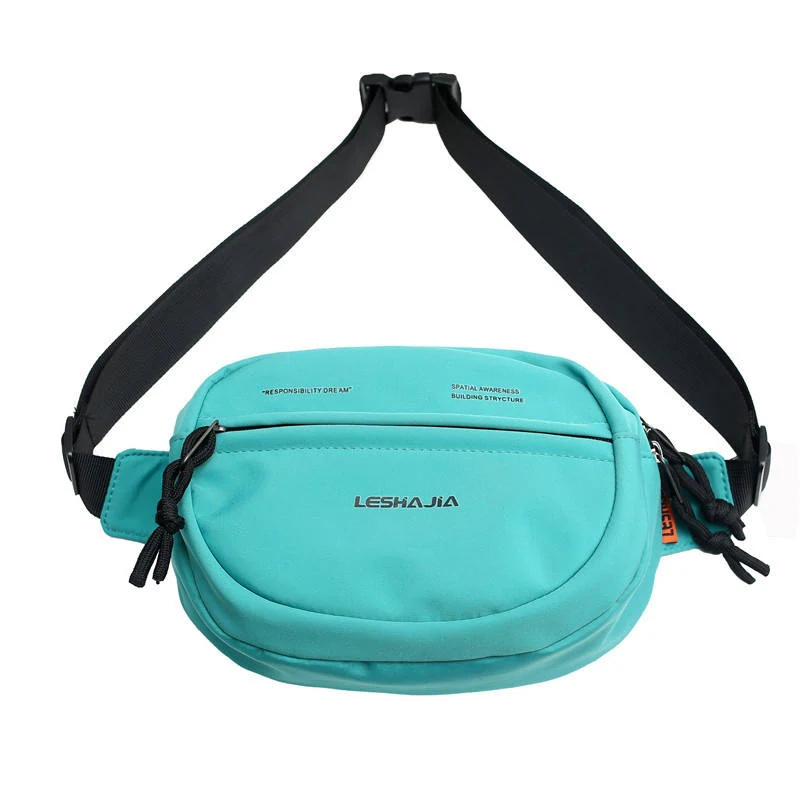 Polyester Multifunctional Chest and Waist Pack Sky Blue color SKU reference