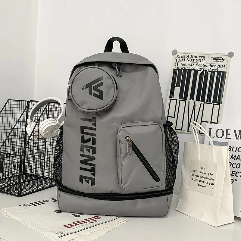Large-Capacity Oxford Travel Backpack Dark Gray color SKU reference