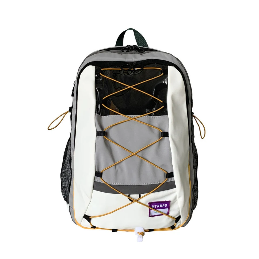 Transparent PVC Student and Travel Backpack Yellow color SKU reference