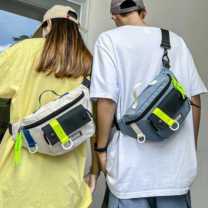 Polyester Letter-Logo Sports Chest Bag product reference image