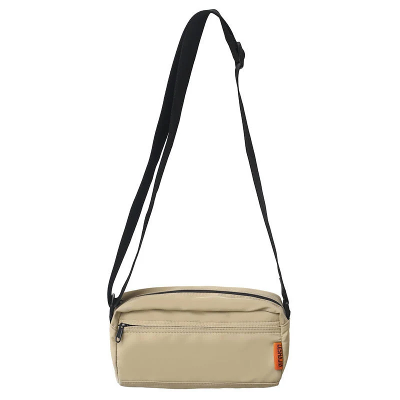 Polyester Phone and Crossbody Messenger Bag Dark Khaki color SKU reference