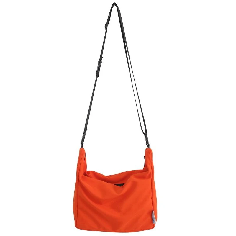 Polyester Shoulder and Crossbody Bag with Five Color Options Orange color SKU reference
