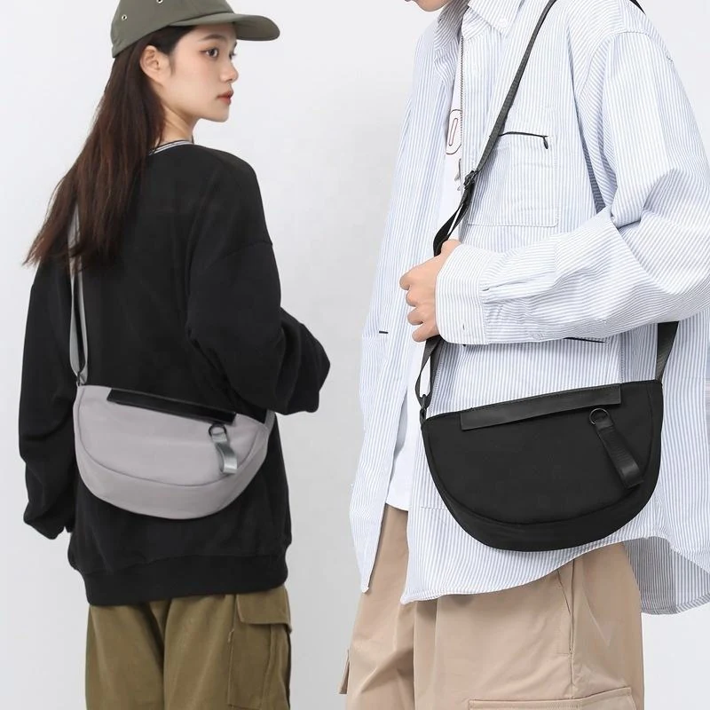 Lightweight Nylon Crossbody Messenger Bag with Zip Closure product reference image