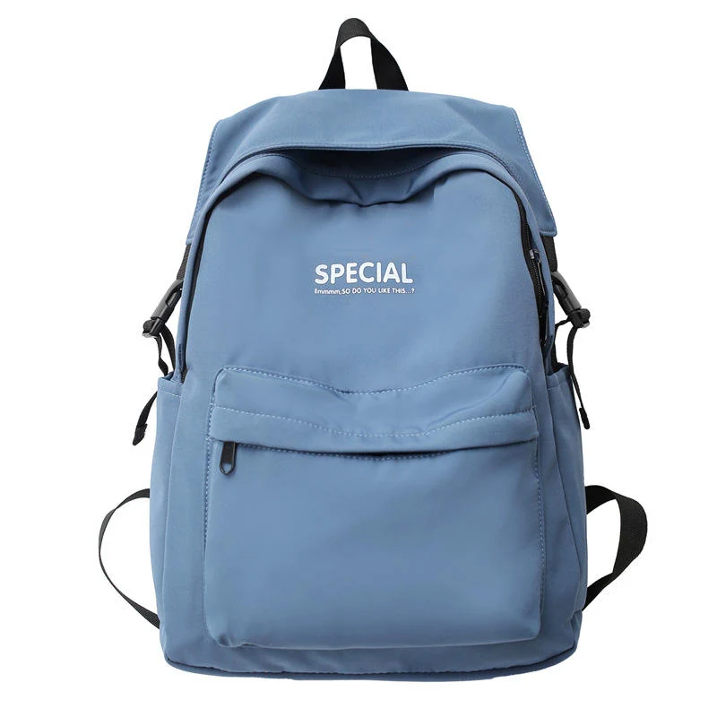 Lightweight Student and Travel Backpack Sky Blue color SKU reference