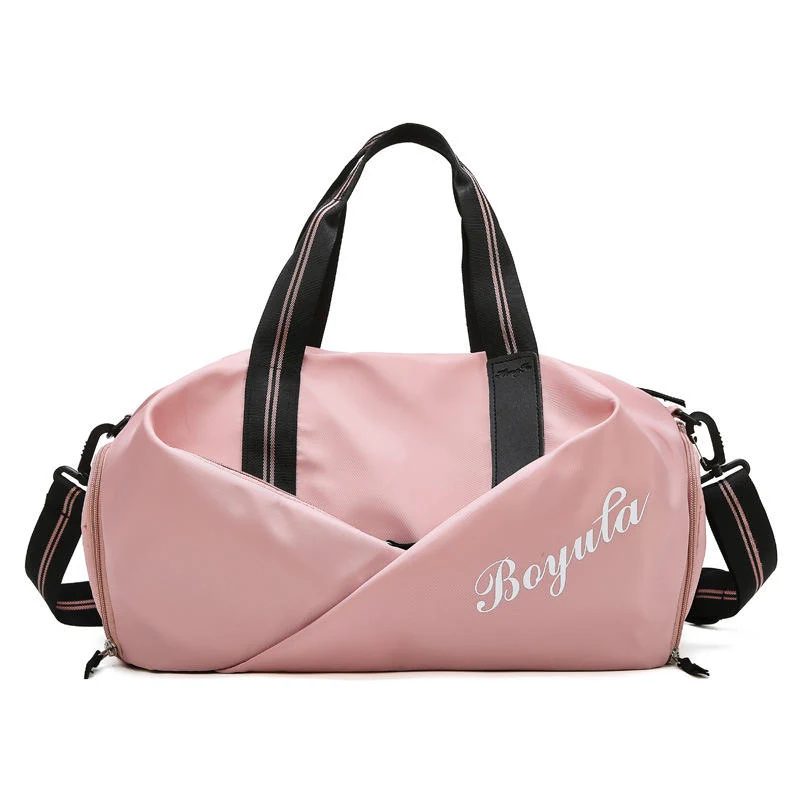 Oxford Weekender Duffel with Wet/Dry & Shoe Storage Light Pink color SKU reference