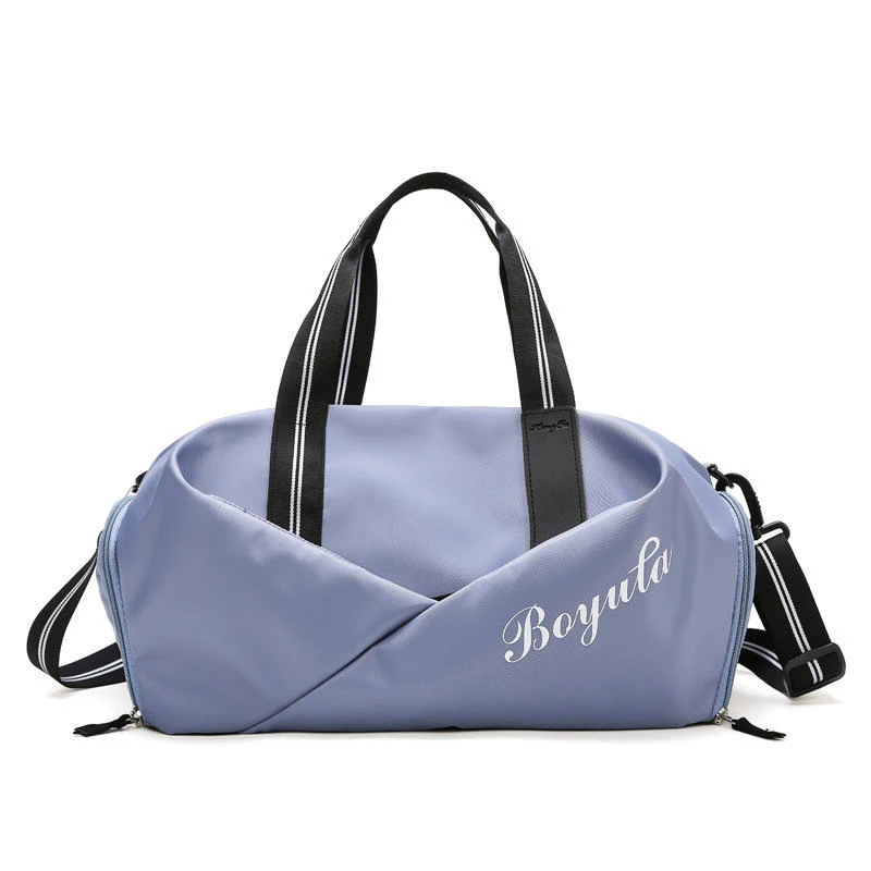 Oxford Weekender Duffel with Wet/Dry & Shoe Storage Sky Blue color SKU reference