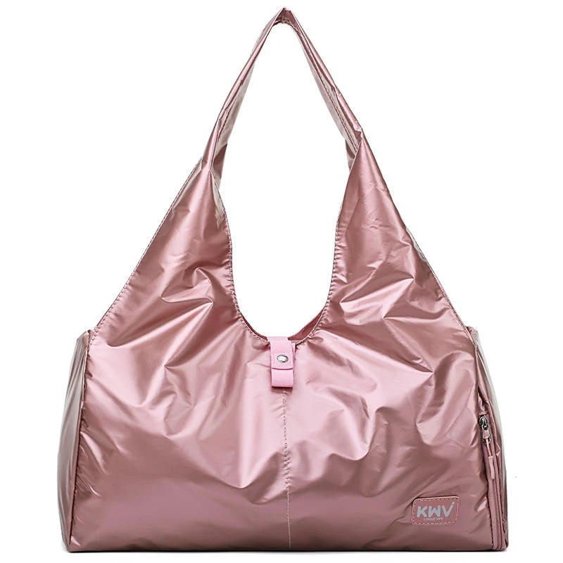 Pearlescent Women’s Weekender with Shoe Compartment Pink 2 color SKU reference
