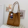Soft Cotton Large Everyday Shopper Brown color SKU reference