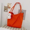 Soft Cotton Large Everyday Shopper Orange color SKU reference