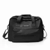 25L PU Travel & Fitness Backpack with Shoe Compartment Black color SKU reference