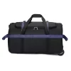 89L Oxford Wheeled Travel Duffel with Shoulder Strap Blue color SKU reference