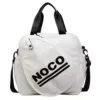 15 L PU Badminton Racket Tote with Crossbody Strap White color SKU reference