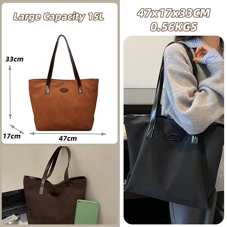 PU Travel & Gym Tote with Anti-Theft Pocket product reference image