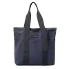 Nylon Tall Tote with Side Storage and Adjustable Strap Blue color SKU reference