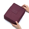 Multi-Pocket Polyester Travel Toiletry Organizer Burgundy color SKU reference