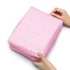 Multi-Pocket Polyester Travel Toiletry Organizer Pink color SKU reference
