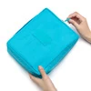 Multi-Pocket Polyester Travel Toiletry Organizer Blue color SKU reference