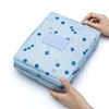 Multi-Pocket Polyester Travel Toiletry Organizer Blue cherry color SKU reference