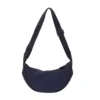 Nylon Crescent Crossbody Bag with Adjustable Strap Navy color SKU reference