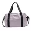 Lightweight Nylon Travel Duffel with Wet/Dry Storage Purple color SKU reference
