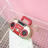 Retro Radio-Inspired PU Crossbody Bag Gold color SKU reference