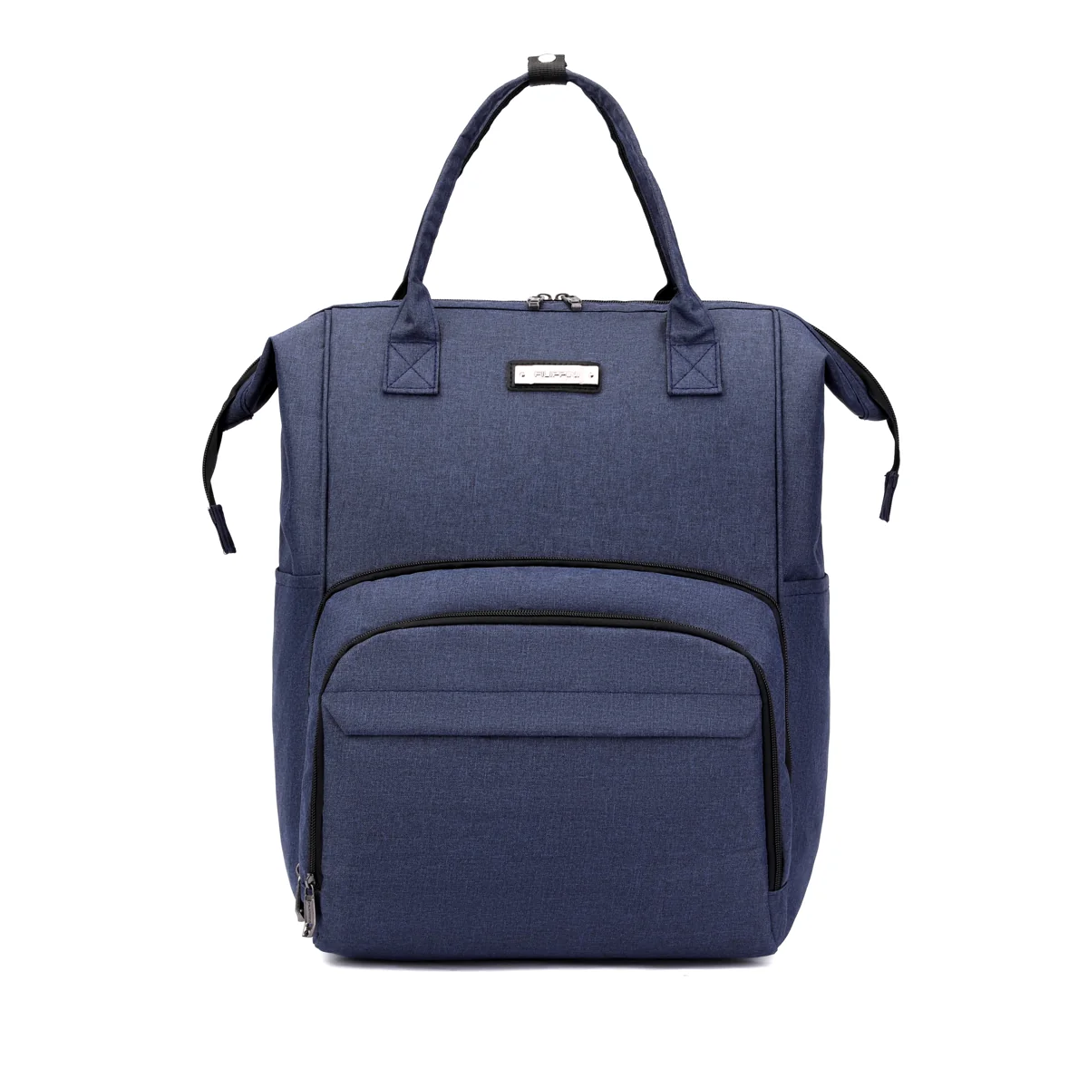 Wheeled Travel Backpack with Removable Quiet Wheels Blue · backpack setup color SKU reference