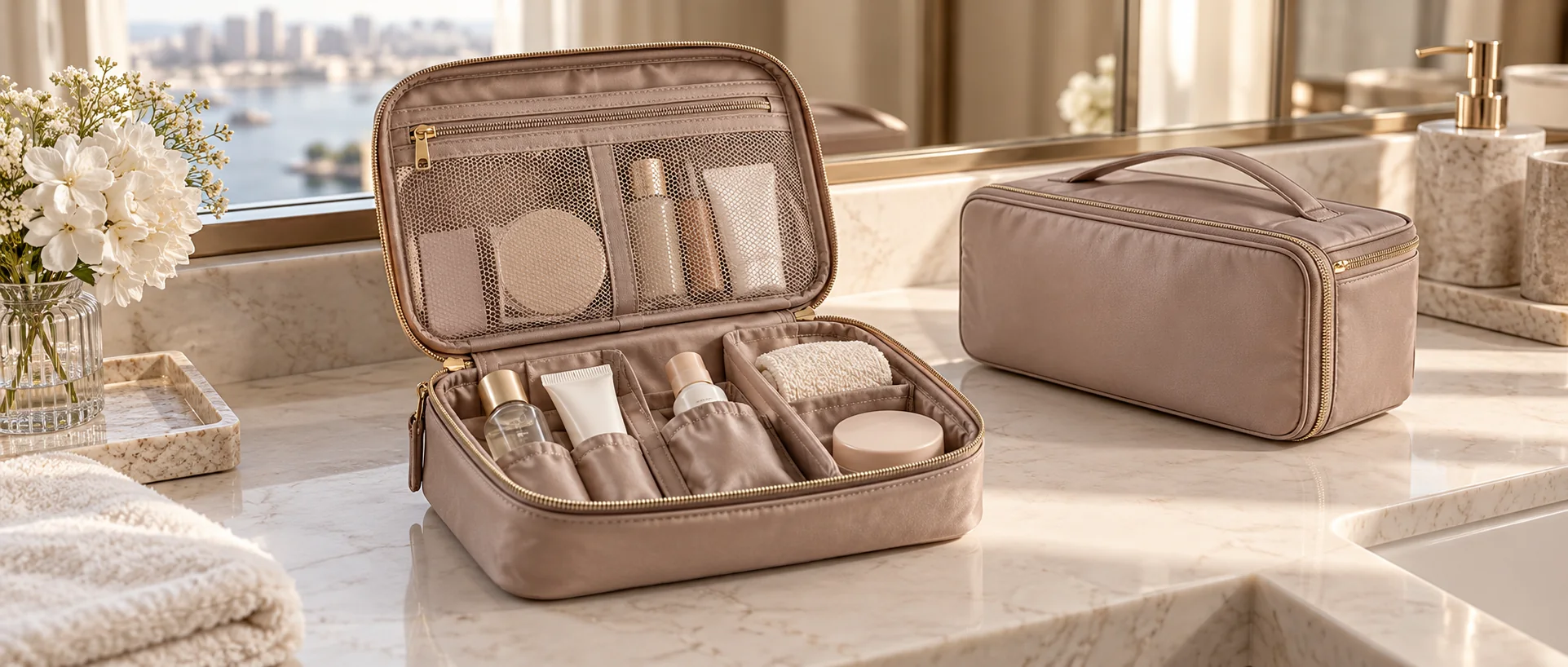 Cosmetic & Toiletry Bags category lifestyle scene