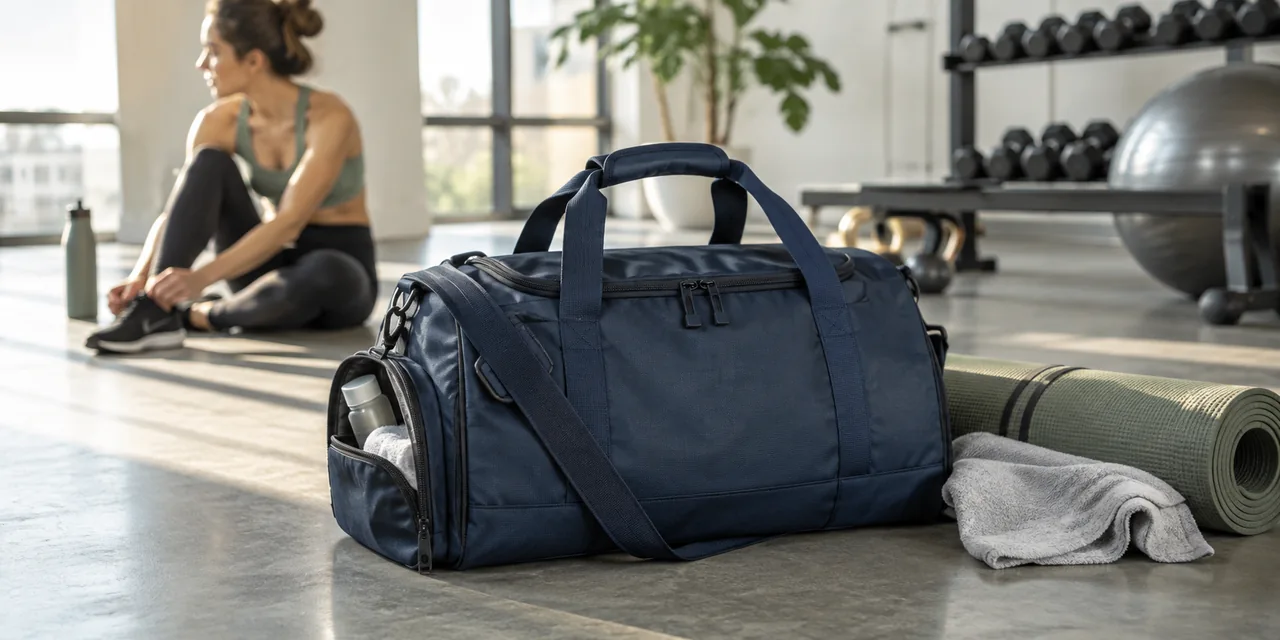 Gym & Fitness Bags shown in a real-world setting