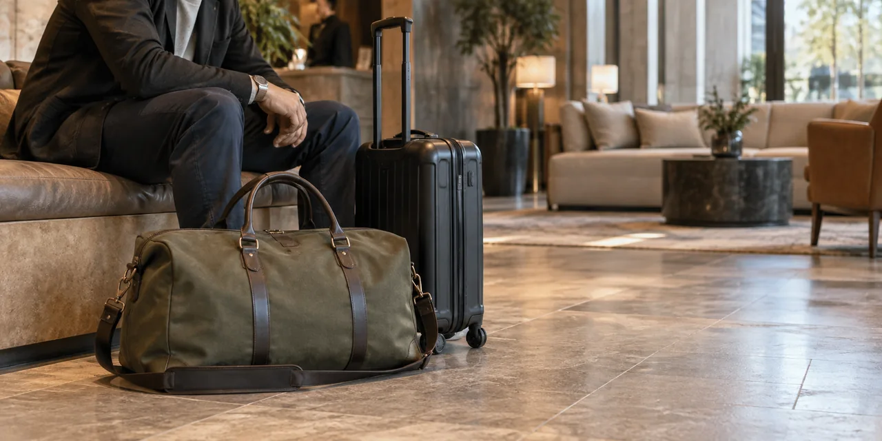 Travel & Weekender Bags shown in a real-world setting